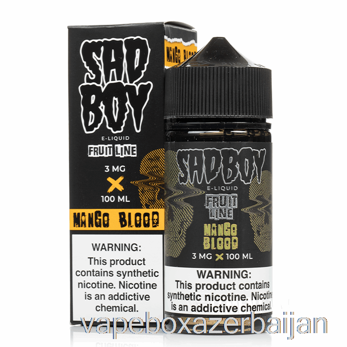 E-Juice Vape Mango Blood - Sadboy - 100mL 3mg